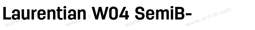 Laurentian W04 SemiB字体转换